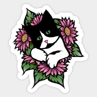 Tuxedo Cat Sticker